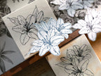 Lily Flower Wooden Stamp