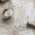 Bear's Time Book Wooden Stamp