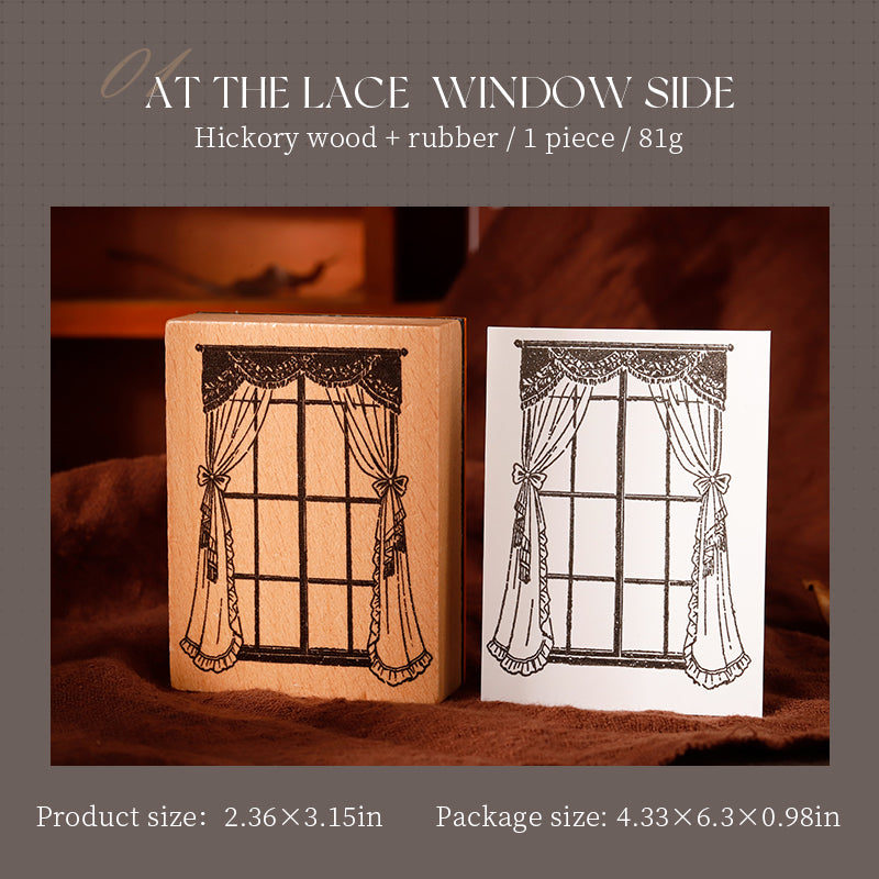 Windowsill Wooden Stamp