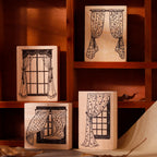Windowsill Wooden Stamp For Journaling and Scrapbooking
