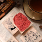 Magic Girl Wooden Stamp