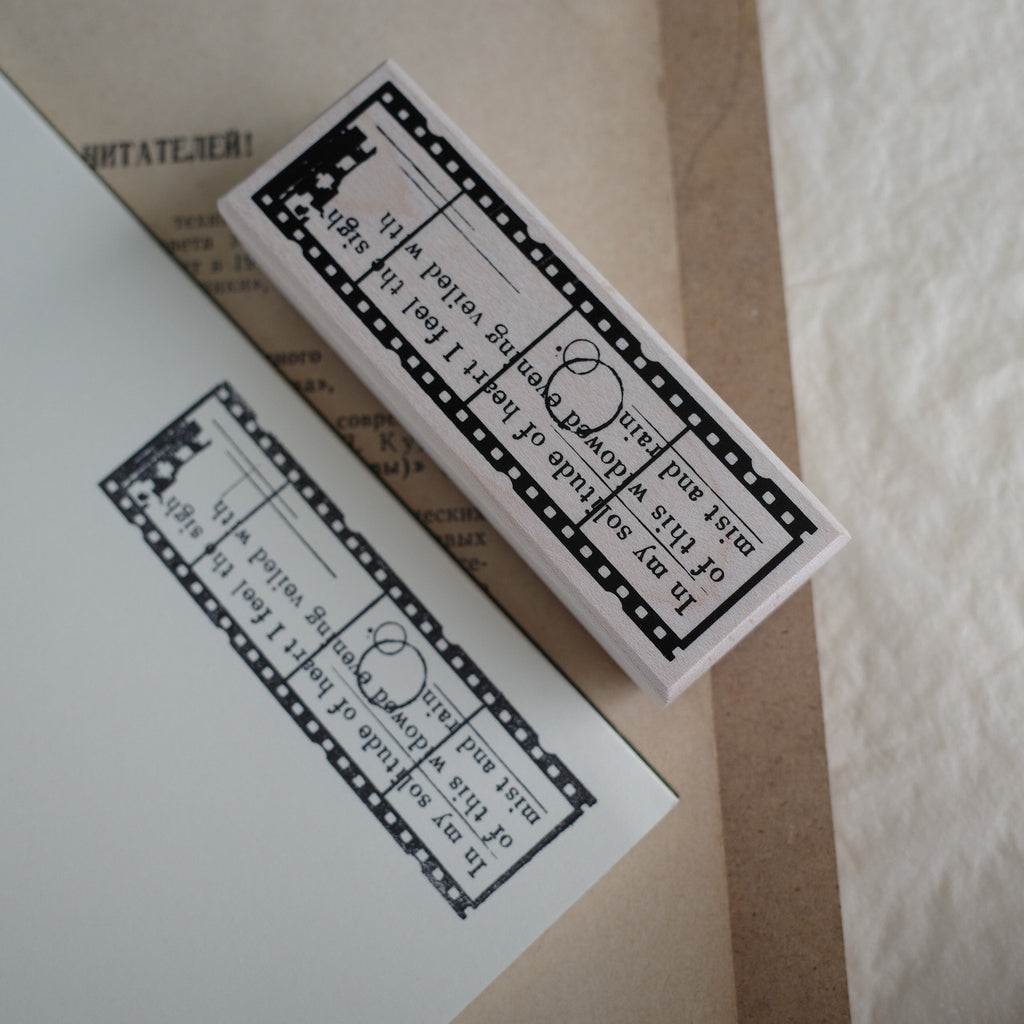 Base Material Film Wooden Stamp for Scrapbooking and Journaling