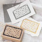 Dusk Dreaming of Lace Wooden Stamp for Journaling and Scrapbooking