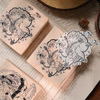 Magic Girl Wooden Stamp