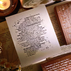English Background Wooden Stamp