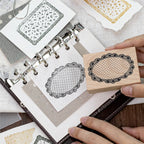 Dusk Dreaming of Lace Wooden Stamp