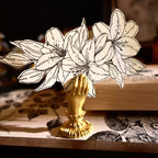 Lily Flower Wooden Stamp