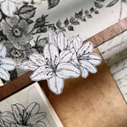 Lily Flower Wooden Stamp
