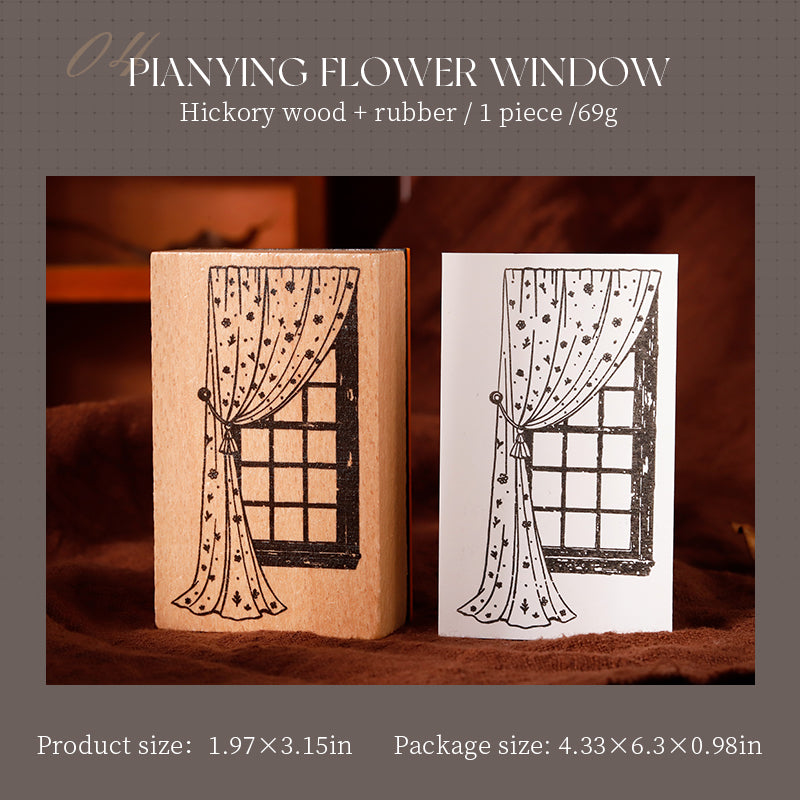 Windowsill Wooden Stamp
