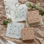 Vintage Floral Pattern Wooden Stamp