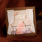 Windowsill Wooden Stamp For Journaling and Scrapbooking