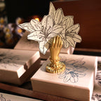 Lily Flower Wooden Stamp