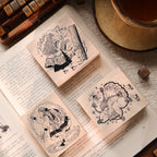 Magic Girl Wooden Stamp