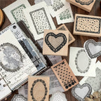 Dusk Dreaming of Lace Wooden Stamp for Journaling and Scrapbooking