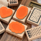 Dusk Dreaming of Lace Wooden Stamp