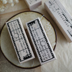 Base Material Film Wooden Stamp for Scrapbooking and Journaling