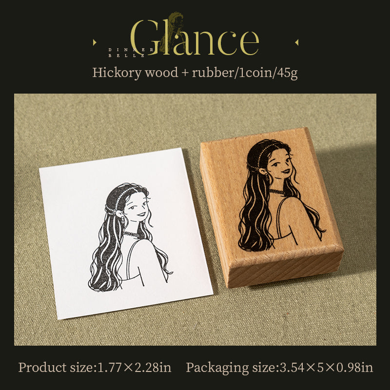 Evening Beauty Wooden Stamp
